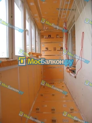Утепление балкона пеноплэксом в Ивантеевке на заказ недорого от МосБалкон